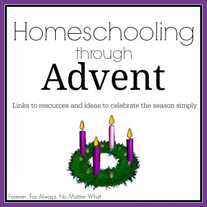 Homeschooling through Advent