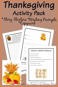 Thanksgiving Activity Pack