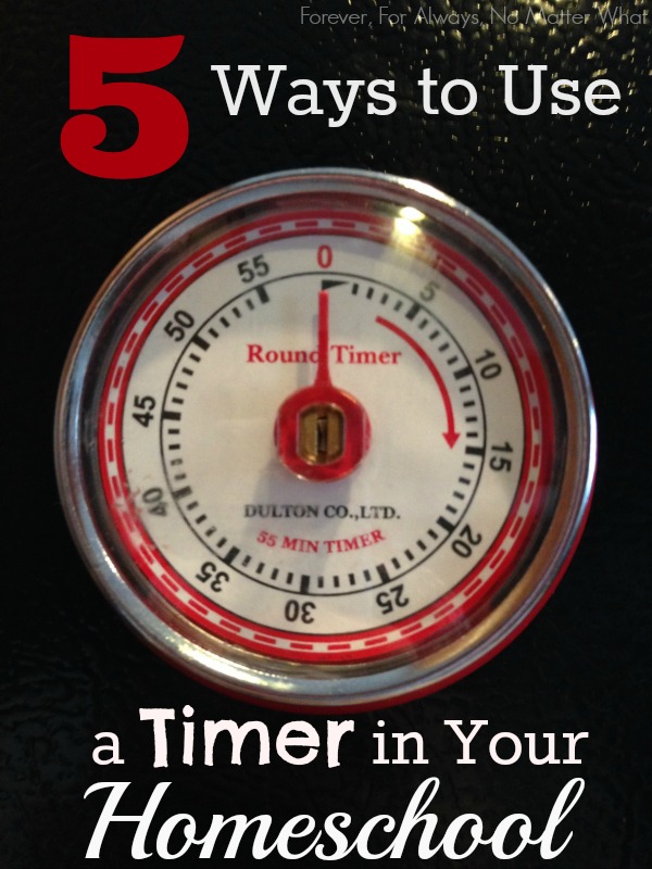 5 Ways to Use a Timer in Your Homeschool