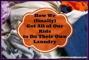 How We (finally) Got All of Our Kids to Do Their Own Laundry