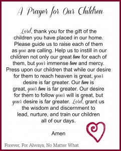 A Prayer for Our Children