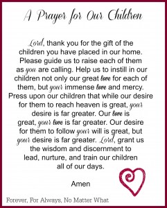 A Prayer for Our Children