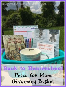 Back to School Homeschool Basket Giveaway