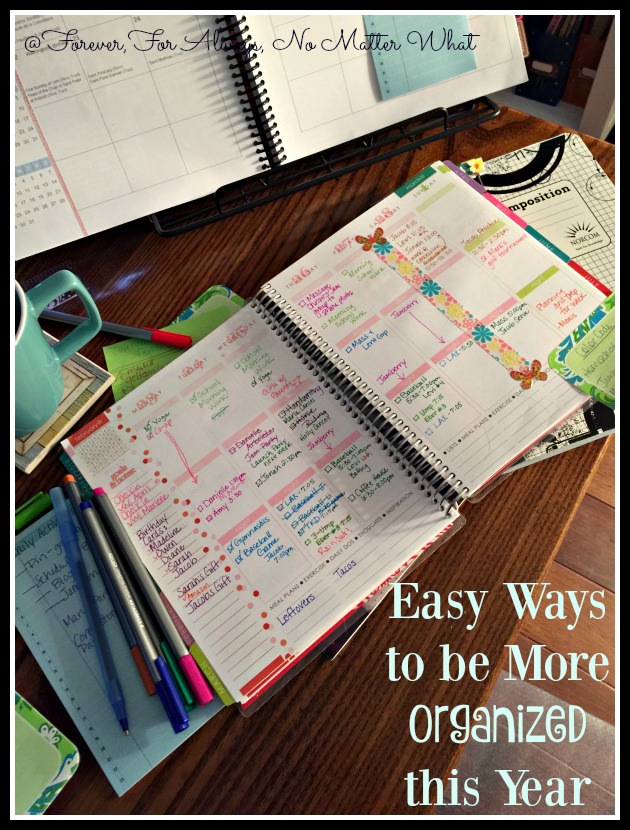 Easy Ways to be More Organized this Year