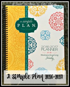 A Simple Plan Homeschool Planner