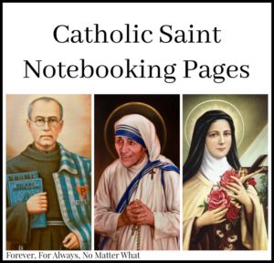 Saint Notebooking Pages